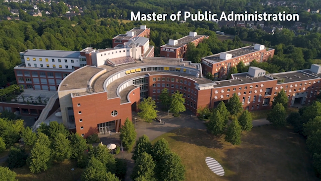 Luftbildaufnahme der Liegenschaft der Hochschule des Bundes, Master of Public Administration
